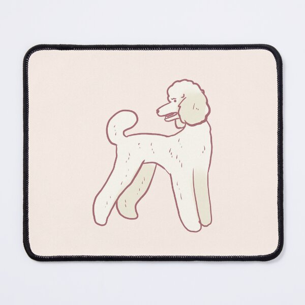 Item preview, White poodle art designed and sold by Mayarart.