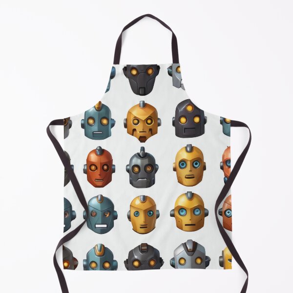 Item preview, Cybernetic Expressions: A Gallery of Futuristic Machine Faces designed and sold by MadebyTommy.