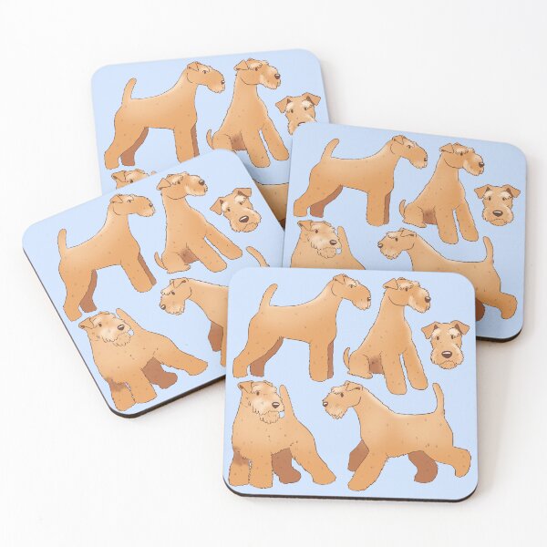 Item preview, Cute Lakeland terrier dog pattern  designed and sold by Yaragold.