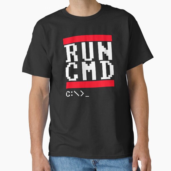 Item preview, RUN CMD - tshirts and items for computer people designed and sold by polygrafix.