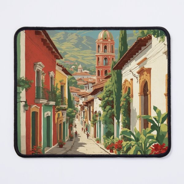 Item preview, San Cristobal de las Casas Chiapas Magic Town Vintage Travel Tourism Poster  designed and sold by TravelersGems.