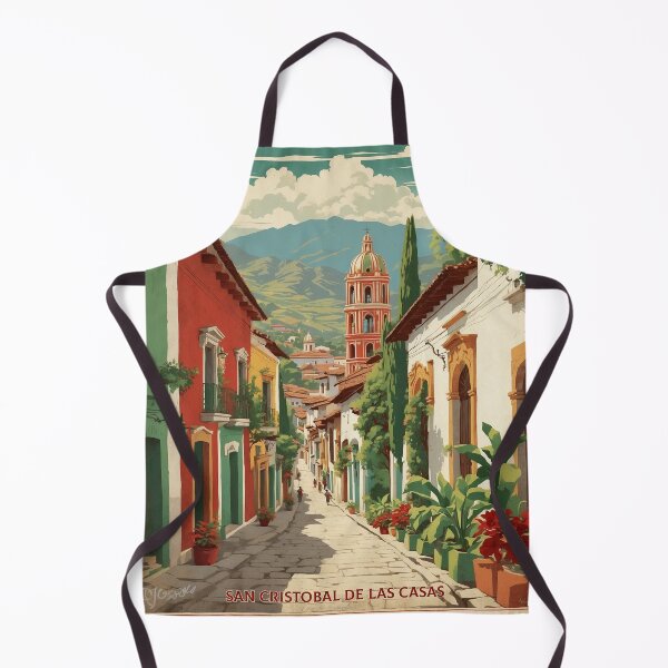 Item preview, San Cristobal de las Casas Chiapas Magic Town Vintage Travel Tourism Poster designed and sold by TravelersGems.