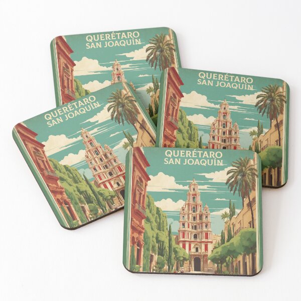 Item preview, San Joaquin Queretaro Magic Town Vintage Travel Tourism Poster  designed and sold by TravelersGems.