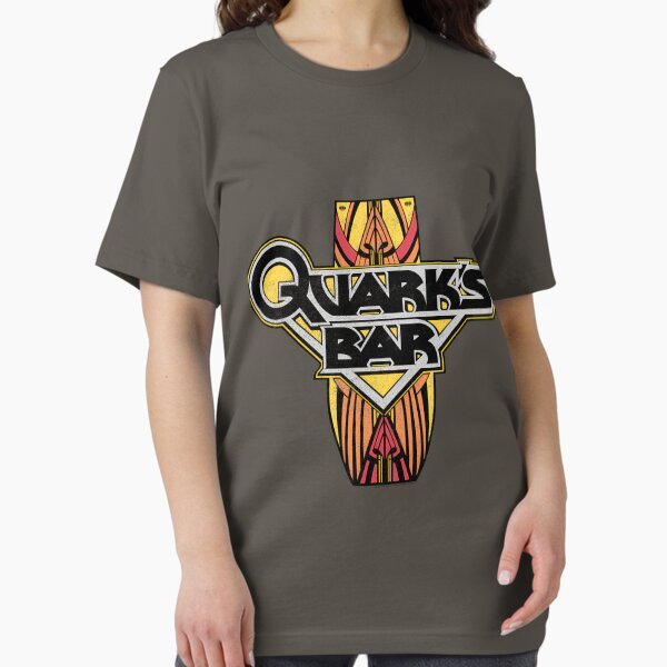 Vista previa del artículo con la obra «Logotipo desgastado de la barra de nueve quarks del espacio profundo de Star Trek», diseñado y vendido por KennethTary.
