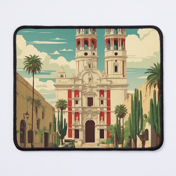 Item preview, San Jose de Gracia Aguascalientes Chiapas Magic Town Vintage Travel Tourism Poster designed and sold by TravelersGems.