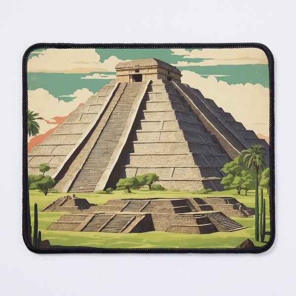 Item preview, San Martin de las Piramides Estado de Mexico Magic Town Vintage Travel Tourism Poster designed and sold by TravelersGems.