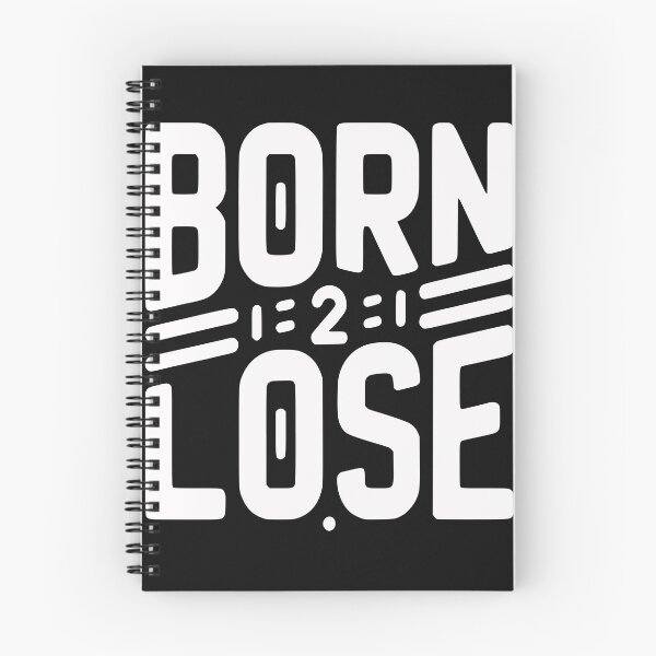 Item preview, Born 2 lose bold text designed and sold by Dying2win.
