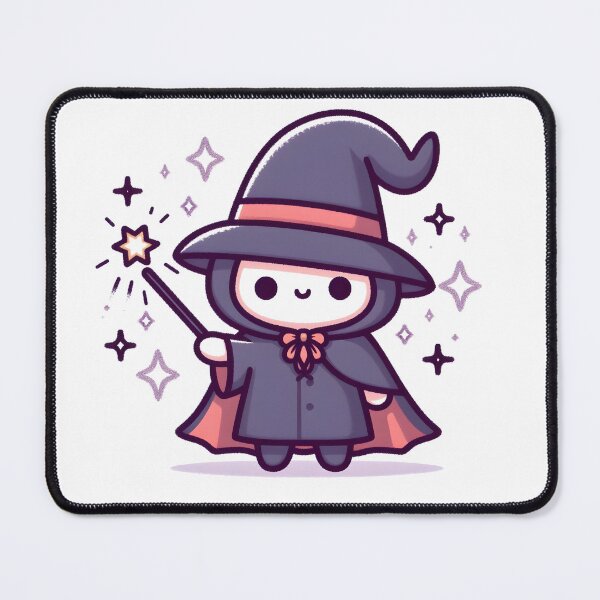 Item preview, Kawaii Magician With Mysterious Cloak designed and sold by CanvasCutie.