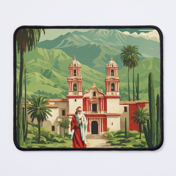 Item preview, Santa Catarina Juquila Oaxaca Mexico Magic Town Vintage Travel Tourism Poster  designed and sold by TravelersGems.
