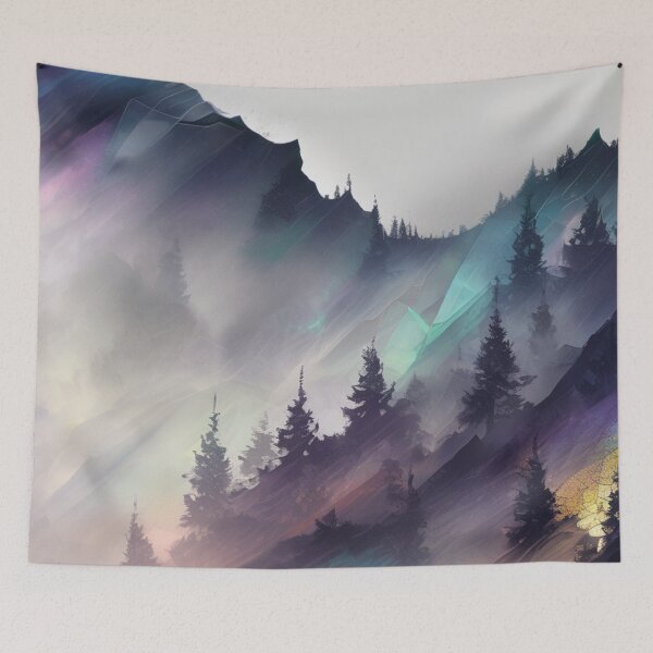 Item preview, Enchanted Mountains designed and sold by joejiing.