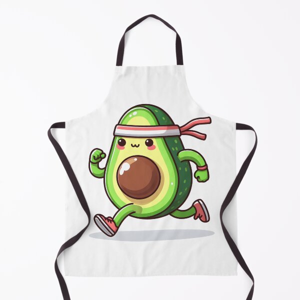 Item preview, Kawaii Avocado With A Sports Headband designed and sold by CanvasCutie.