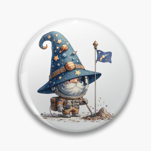 Item preview, Cute Astronaut Gnome and Space designed and sold by Magnuna.
