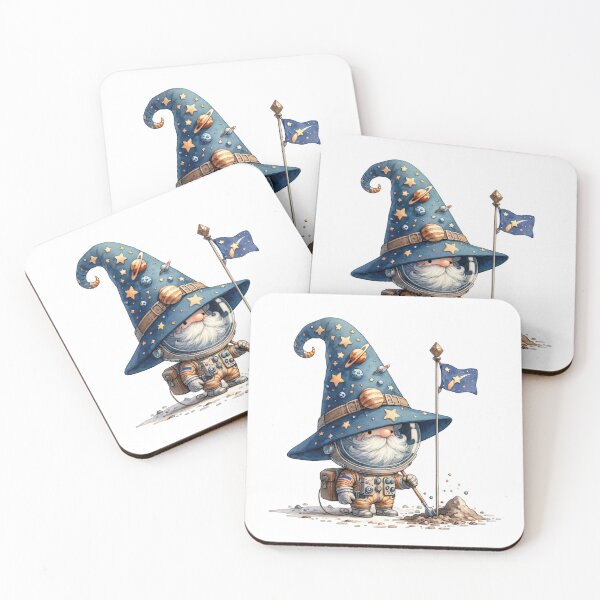 Item preview, Cute Astronaut Gnome and Space designed and sold by Magnuna.