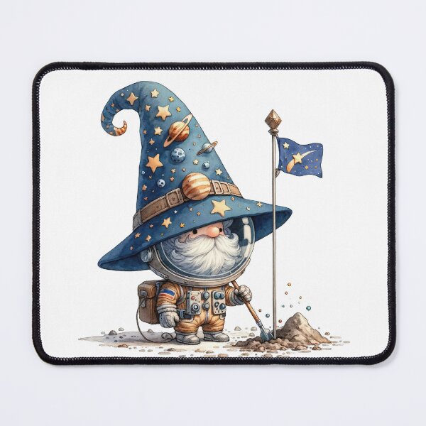 Item preview, Cute Astronaut Gnome and Space designed and sold by Magnuna.