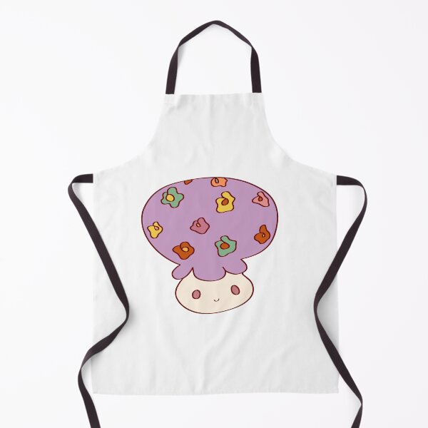 Item preview, Melo the Mushroom purple (Cute kawaii mushroom kids drawing) (OC) designed and sold by cKayseyDoodles.