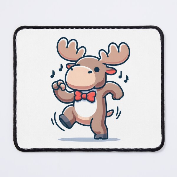 Item preview, Kawaii Moose With Bow Tie designed and sold by CanvasCutie.