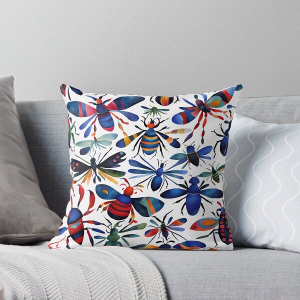 Item preview, Colorful Bugs Otomi Watercolor Art  designed and sold by Manitarka.