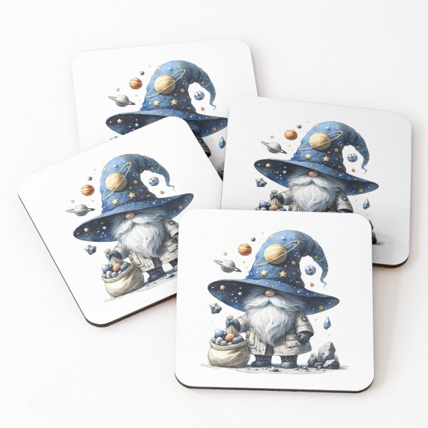 Item preview, Cute Astronaut Gnome and Space designed and sold by Magnuna.