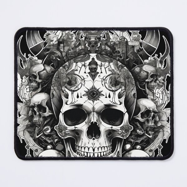 Item preview, Skull : black and white death tatoo, I'm not dead yet designed and sold by VonKalt.