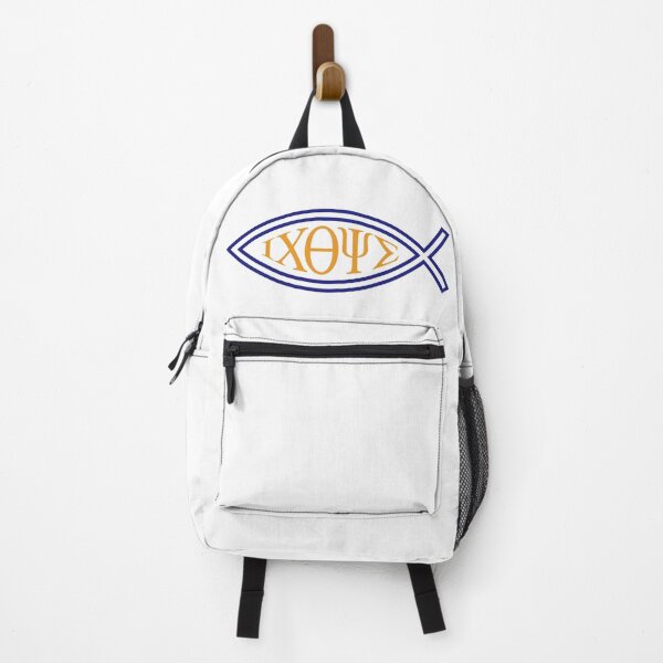 Item preview, Christian fish with Greek writing_ΙΧΘΥΣ designed and sold by EternalRock.