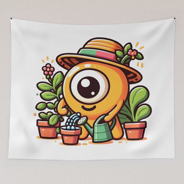 Item preview, Kawaii Sunny Cyclops designed and sold by CanvasCutie.