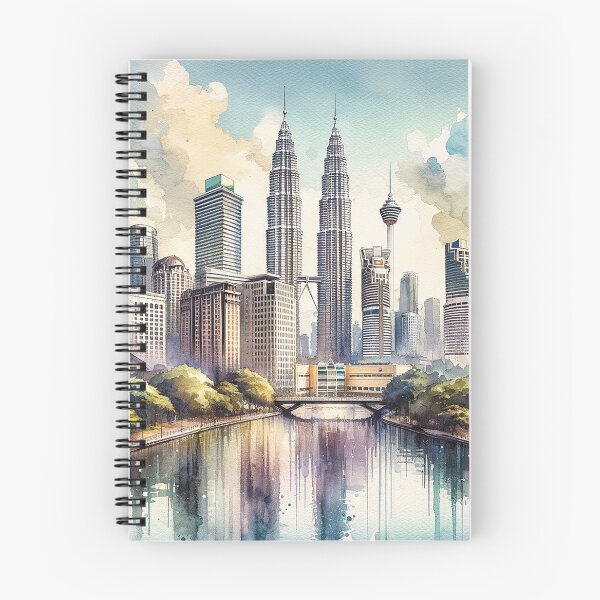 Item preview, Sunrise over Kuala Lumpur designed and sold by Cerberus-Art.