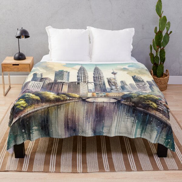Item preview, Sunrise over Kuala Lumpur designed and sold by Cerberus-Art.