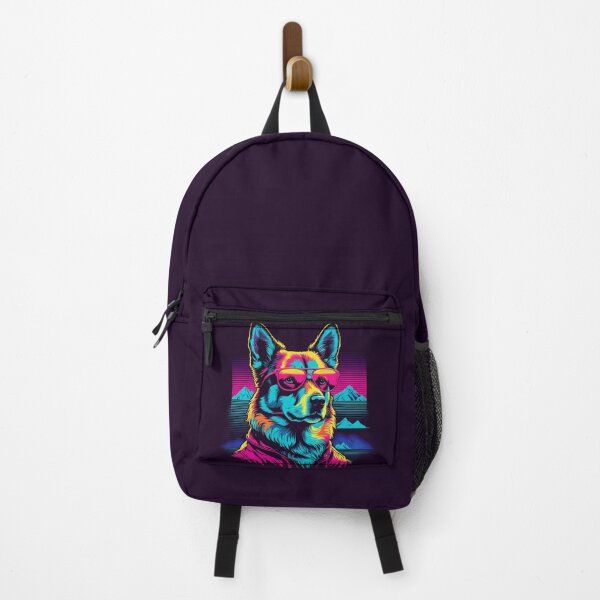 Item preview, When your little dog adopts glasses, each encounter with other furry friends becomes a style festival, with curious noses and elegant lenses greeting each other designed and sold by Pulsant  Paintings.