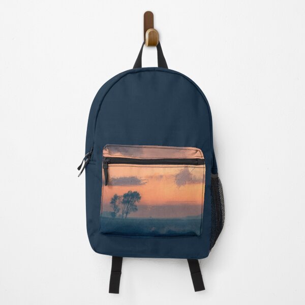 Item preview, Misty Painterly Autumn Morning Landscape designed and sold by Dyrk Wyst Redbubble Shop.