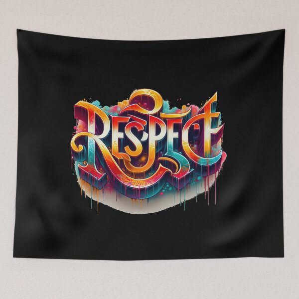Item preview, Respect Graffiti Design designed and sold by YokujinDesign.