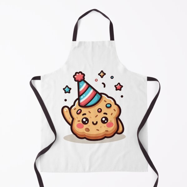 Item preview, Kawaii Cookie With Party Hat designed and sold by CanvasCutie.