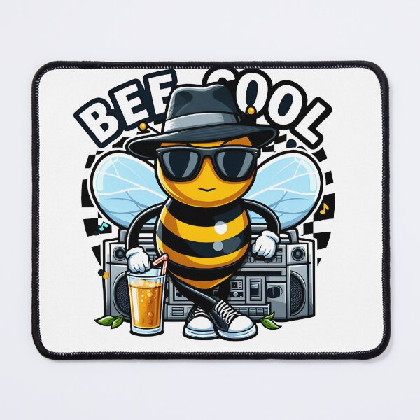 Item preview, Bee Cool leaning on boombox designed and sold by Talass.
