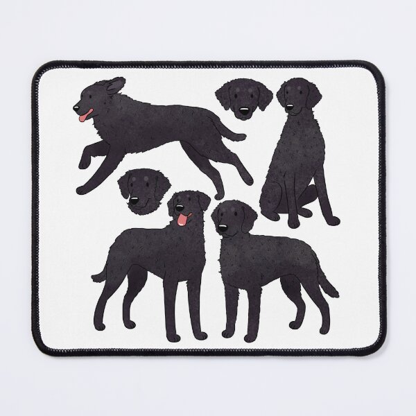 Item preview, Curly coated retriever dog pattern  designed and sold by Yaragold.