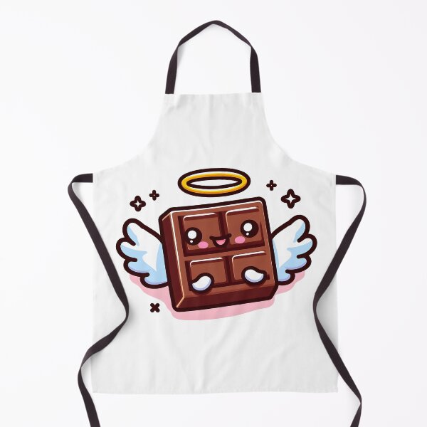 Item preview, Kawaii Chocolate With Halo Flying designed and sold by CanvasCutie.