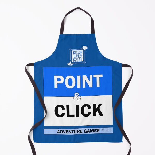 Item preview, Point & Click Adventure Gaming Logo V4 (Blue/White) designed and sold by Visual Resolutions.