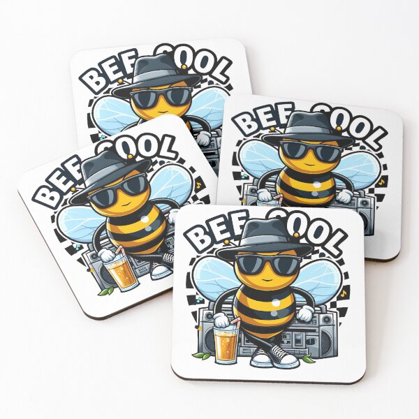 Item preview, Bee Cool leaning on boombox designed and sold by Talass.
