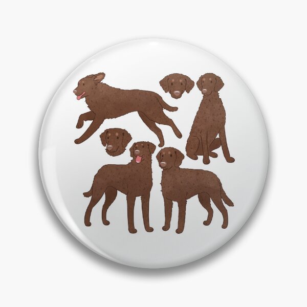 Item preview, Curly coated retriever dog pattern  designed and sold by Yaragold.