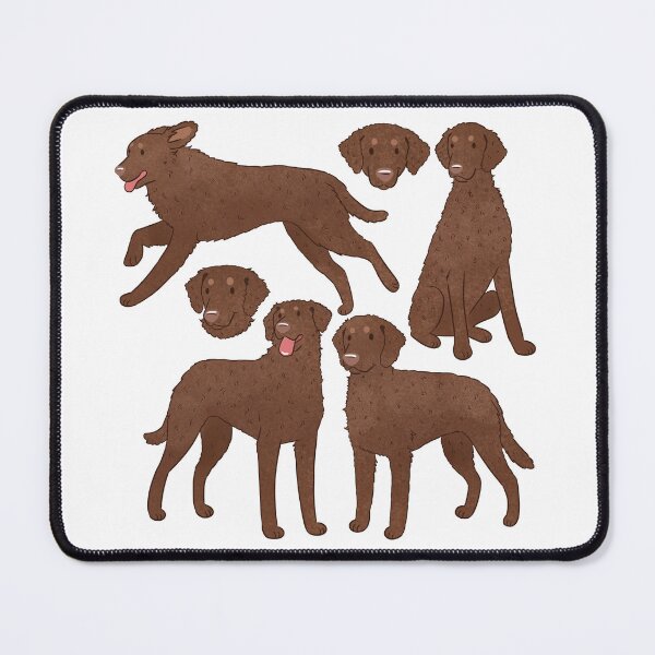 Item preview, Curly coated retriever dog pattern  designed and sold by Yaragold.