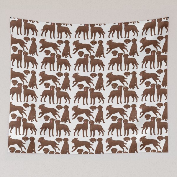 Item preview, Curly coated retriever dog pattern  designed and sold by Yaragold.