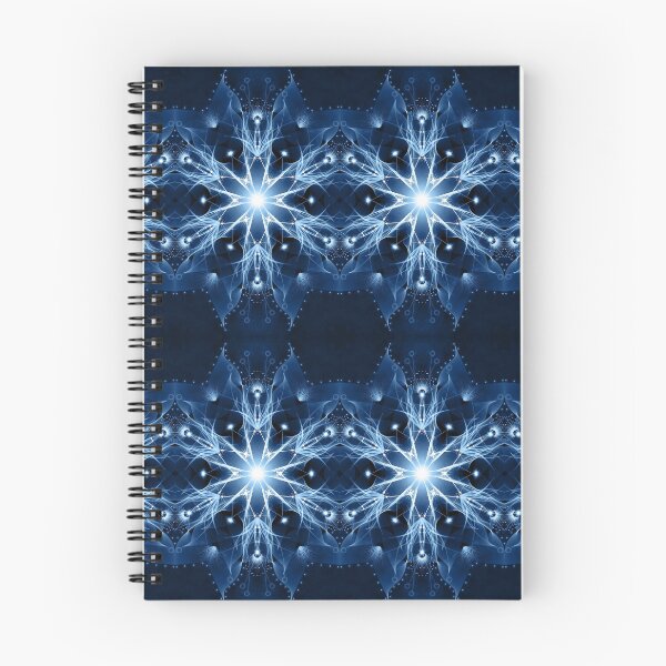 Item preview, Star Gazing Navy and White Illuminous High Frequency Cosmic Pattern designed and sold by JillyJ05.