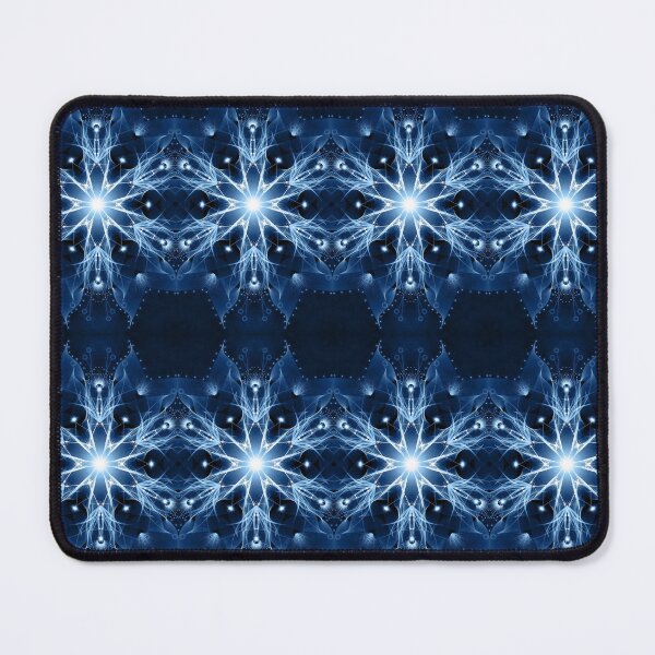 Item preview, Star Gazing Navy and White Illuminous High Frequency Cosmic Pattern designed and sold by JillyJ05.