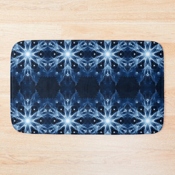 Item preview, Star Gazing Navy and White Illuminous High Frequency Cosmic Pattern designed and sold by JillyJ05.