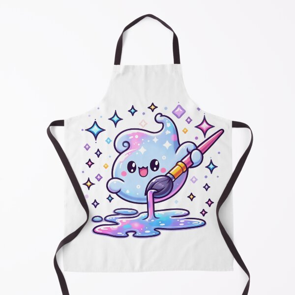Item preview, Kawaii Sparkling Banshee With Paintbrush designed and sold by CanvasCutie.