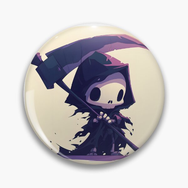 Artikelvorschau, Cute Kawaii Grim Reaper entworfen und verkauft von CoolMantras.