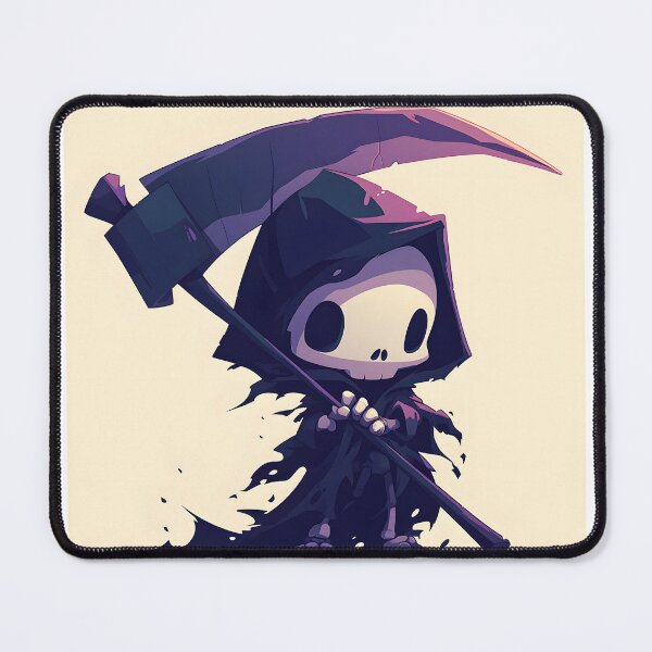 Item preview, Cute Kawaii Grim Reaper designed and sold by CoolMantras.