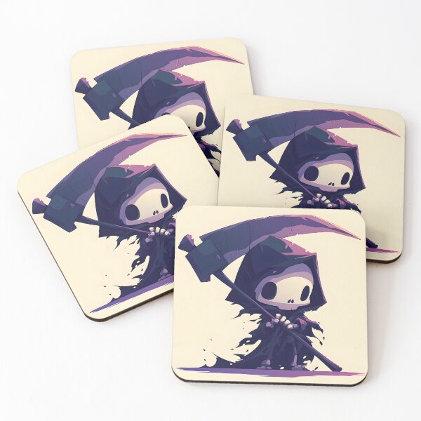 Item preview, Cute Kawaii Grim Reaper designed and sold by CoolMantras.