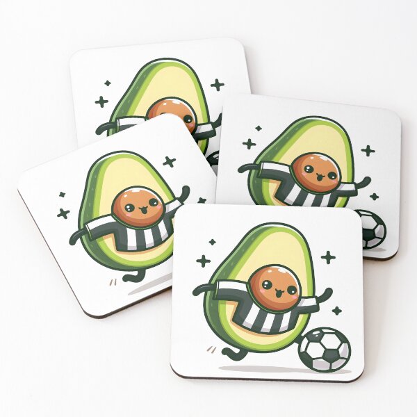 Item preview, Kawaii Avocado With A Soccer Jersey designed and sold by CanvasCutie.