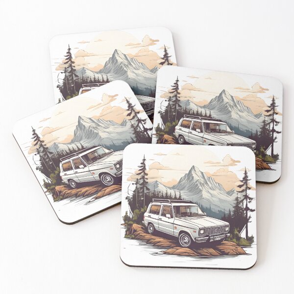 Item preview, Adventure Car in Mountainous Terrain designed and sold by ArtistryTouch.