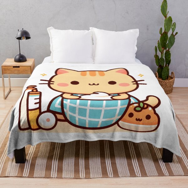 Item preview, Kawaii Cat With Apron designed and sold by CanvasCutie.
