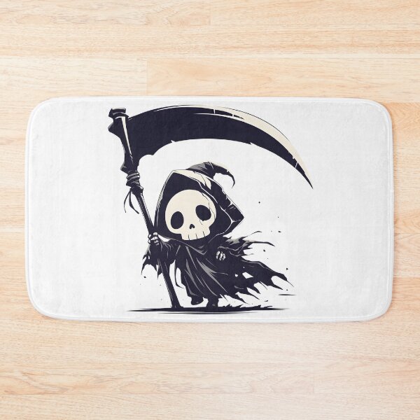 Item preview, Cute Kawaii Grim Reaper designed and sold by CoolMantras.